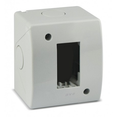 Contenitore Autoportante IP40 S44 per Minicanali 1 Modulo Bianco ICV-44Q01B