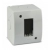Contenitore Autoportante IP40 S44 per Minicanali 1 Modulo Bianco ICV-44Q01B