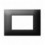 Placca Serie YOUNG 44 per Scatola Rettangolare 3 Moduli Grigio