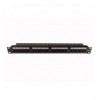 Pannello Patch 24 Posti 1HE Cat.6 UTP Nero