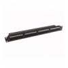 Pannello Patch 24 Posti 1HE Cat.6 UTP Nero
