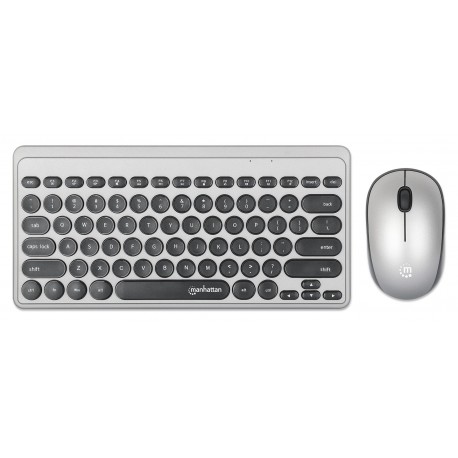 Set Combo Mini Tastiera Slim e Mouse 1200dpi USB Wireless MWK4095 ICTWC005