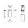 Domus S44 Tappo Copriforo 1 Modulo Bianco Lucido RAL 9010