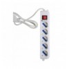 Multipresa 5 Posti Italiana Bipasso / Schuko Cavo 3 metri