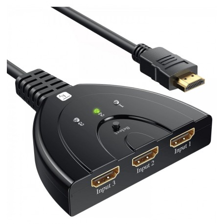 Switch 3 Porte HDMI 8K@60Hz Compatto IDATA HDMI-3F8K