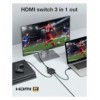 Switch 3 Porte HDMI 8K@60Hz Compatto