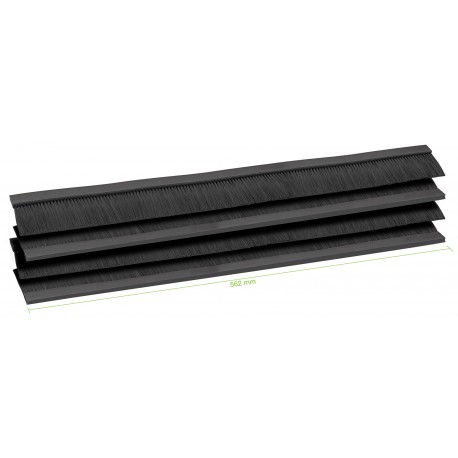 Quattro Spazzole Ingresso Cavi per Armadio Rack 562 mm I-CASE KIT-SP4