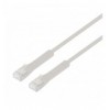 Cavo di rete Patch in Rame Cat. 6A F/FTP Pieghevole FlexiBoot Slim Grigio 1 m