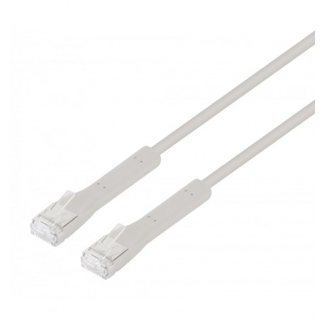 Cavo di rete Patch in Rame Cat. 6A F/FTP FlexiBoot Slim Grigio 2 m ICOC F6A-BD-020