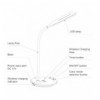 Lampada a 36 LED da Scrivania con Caricatore Wireless Integrato per Smartphone