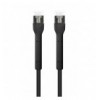 Cavo di rete Patch in Rame Cat. 6A F/FTP Pieghevole FlexiBoot Slim Nero 0,3 m