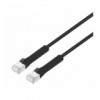 Cavo di rete Patch in Rame Cat. 6A F/FTP Pieghevole FlexiBoot Slim Nero 1