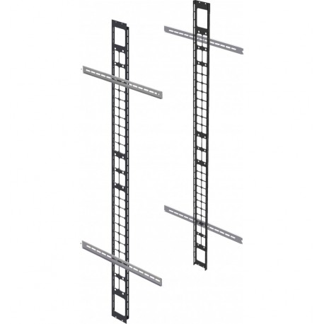 Canala Discesa Cavi per Armadi Rack 19'' Profondi 600 mm Nero I-CASE CNLP-1BK