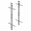 Canala Discesa Cavi per Armadi Rack 19'' Profondi 600 mm Nero I-CASE CNLP-1BK