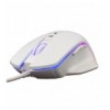 Mouse Ottico Gaming LED RGB con Cavo USB 6400 dpi Bianco, GARETH