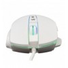 Mouse Ottico Gaming LED RGB con Cavo USB 6400 dpi Bianco, GARETH