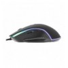 Mouse Ottico Gaming LED RGB con Cavo USB 6400 dpi Nero, GARETH