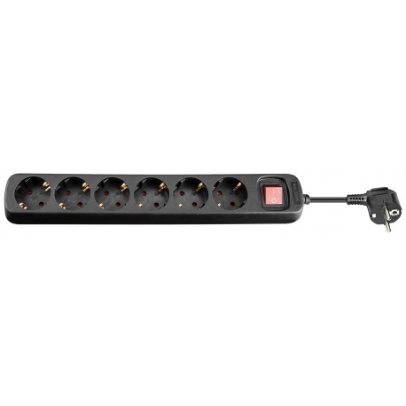 Presa Multipla a 6 Posti Schuko con Cavo 1