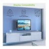 Supporto a Muro per TV LED LCD 13-30'' Full-Motion Nero
