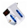 Adattatore Compatto con 2 Prese Bipasso e 1 Bipasso/Schuko Spina 10A