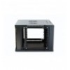 Armadio Rack 19'' a Muro 9U prof. 450 Nero Assemblato