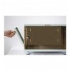 Armadio Rack 19'' a Muro 9U prof. 450 Nero Assemblato