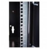 Armadio Rack 19'' a Muro 6U prof. 600 Nero Assemblato