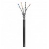 Matassa S/FTP Cavo Cat.6 PIMF LSZH Rame 100m Rigido Nero per esterno