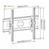 Supporto a Muro Inclinabile per TV LED LCD 42-80'' Nero