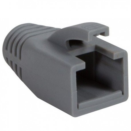 Copriconnettore per Plug RJ45 Cat.6 8mm Grigio IWP-CBOOT-GRY8