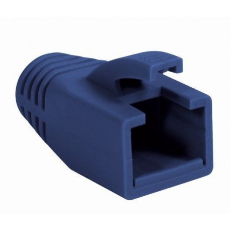 Copriconnettore per Plug RJ45 Cat.6 8mm Blu IWP-CBOOT-BLU8