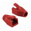Copriconnettore per Plug RJ45 Cat.6 8mm Rosso