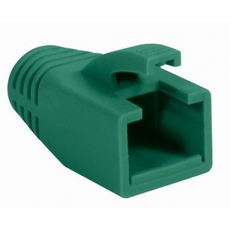 Copriconnettore per Plug RJ45 Cat.6 8mm Verde IWP-CBOOT-GRE8