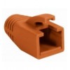 Copriconnettore per Plug RJ45 Cat.6 8mm Arancione IWP-CBOOT-ORA8