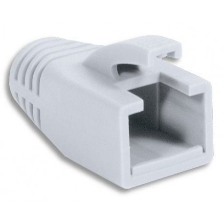 Copriconnettore per Plug RJ45 Cat.6 8mm Bianco IWP-CBOOT-WHI8