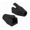 Copriconnettore per Plug RJ45 Cat.6 8mm Nero