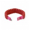 Bracciale Paracord con Micro USB Rosso ICOC MUSB-BRACR