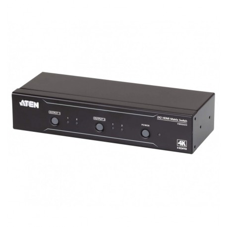 Switch Matrix 2x2 HDMI 4K con Telecomando IR