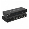 Switch KVM DisplayPort 1.2 e USB 2.0 4 porte con hub e audio IDATA DP-KVM4