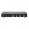 Switch KVM DisplayPort 1.2 e USB 2.0 4 porte con hub e audio