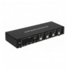 Switch KVM DisplayPort 1.2 e USB 2.0 4 porte con hub e audio