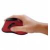 Mouse Verticale Ottico Ergonomico Wireless 1200dpi Rosso