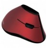 Mouse Verticale Ottico Ergonomico Wireless 1200dpi Rosso