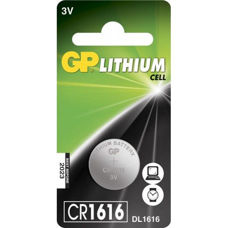 Blister 1 Batteria Litio a Bottone CR1616 IC-GP2181