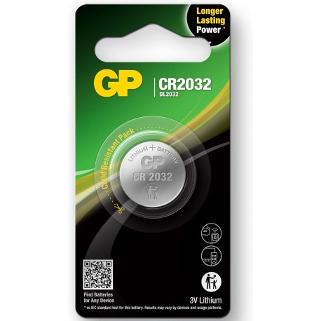 Blister 1 Batteria Litio a Bottone CR2032 IC-GP2184