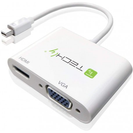 Adattatore Mini DisplayPort ad HDMI/VGA IADAP MDP-VGAH12