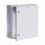 Armadio Rack 19'' a muro 13U grigio IP65 porta cieca prof. 200mm