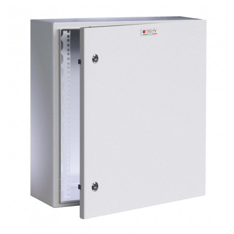 Armadio Rack 19'' a muro 13U grigio IP65 porta cieca prof. 200mm I-CASE IP-1320GC