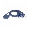 Switch KVM VGA/Audio 4 porte USB