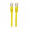 Cavo di rete Patch in rame Cat. 6A Giallo SFTP LSZH 0,5m